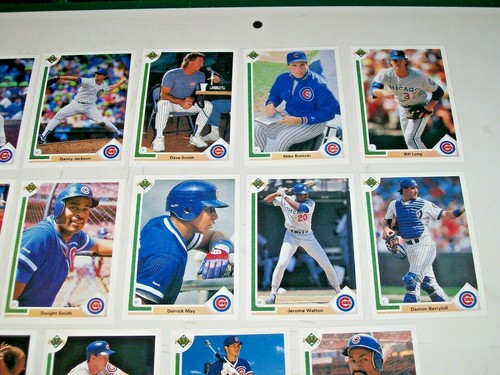 1991 Upper Deck & High Chicago Cubs Team Set of 37 Sandberg Maddux Dawson Grace - Picture 3 of 6