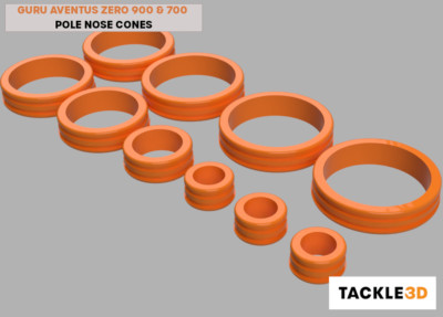 Guru Aventus Zero 900 & 700 16m Pole Nose Cones - Pole Nose Protection Bungs