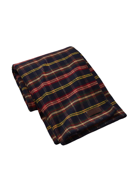 Ralph Lauren Home Alden Plaid Wool Cashmere Throw Blanket 55