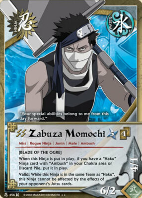 Zabuza Momochi - N-456 - Rare - Unlimited Edition Approaching Wind
