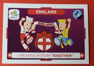 Panini EM 2012 Euro 2012 Sticker Nr. 45 Maskottchen England internationale Versi