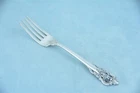 Wallace Grande Baroque Sterling Silver 5-7/8" Youth Fork No Monogram