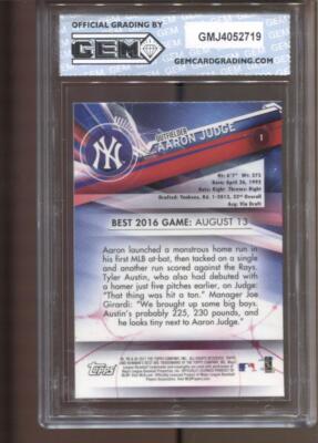 2017 Bowman's Best - Aaron Judge #1 (RC) for sale online | eBay