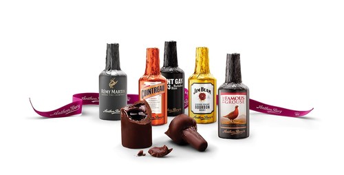 Liquor Gefüllte Dunkle Pralinen Geschenkbox Sortiment 64er Pack - Bild 6 von 7