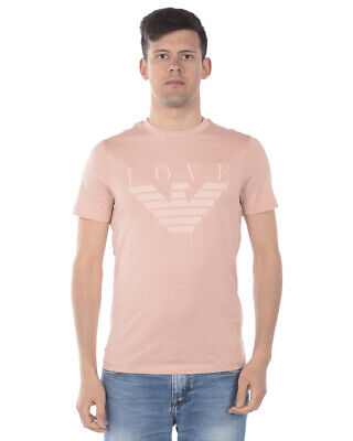 Emporio Armani T-Shirt Sweatshirt Man Pink 3G1TG5 1J30Z 344 Sz M MAKE OFFER  | eBay