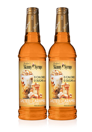 Jordan's Skinny Syrups Salted Caramel, Sugar Free Flavoring Syrup, 25.4 of