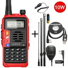 BAOFENG 136-174MHZ TRI-BAND WALKIE TALKIE TWO WAY RADIO FM HAM LONG RANGE RADIOS