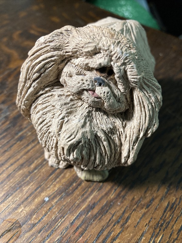 Pekinese Dog Figurine of Resin 