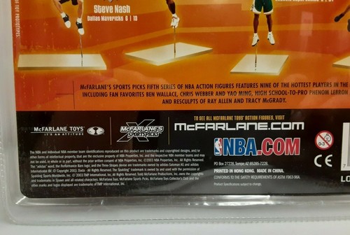 NUEVO Y SELLADO YAO MING 2003 McFarlane Serie 5 Rojo Jersey Variante Figura COHETES - Imagen 6 de 7