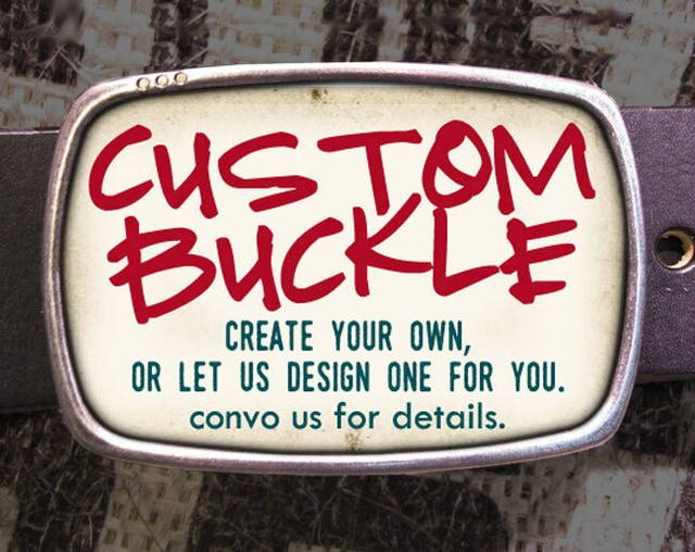 custom made belt buckles online