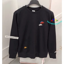 NIKE SPORTSWEAR ESSENTIALS+ FRENCH TERRY SWEATSHIRT DJ6914-010 MENS SIZE LARGE