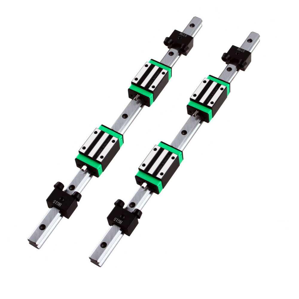 CNCYEAH SBR16 Lineaire geleidingsset, 1200 mm glijrail, as met 4 SBR16UU lagerblok SFU1605 1200 mm kogelomloopspindel met BK12/BF12 DSG16H moerbehuizing 2 koppelingen voor 3D-printer CNC