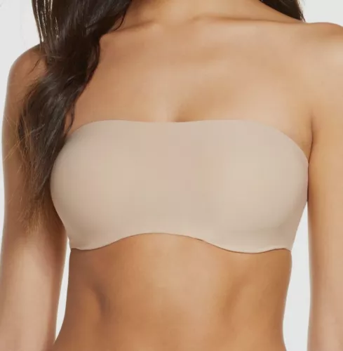 Chantelle Womens Beige Lingerie Padded Stretch Bandeau Bralette Size XS/S