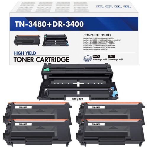 XXL Toner Trommel kompatibel für Brother TN3480 DR3400 DCP-L5500DN HL-L 6400DWT - Bild 14 von 14