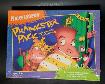 New Nickelodeon Prankster Pack Milton Bradley 1995 Vtg 90'S NOS Game Crafts