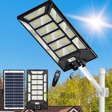 5000000LM LED Solar Lights for Outside, Solar Powered Outdoor Lights,Flood Light