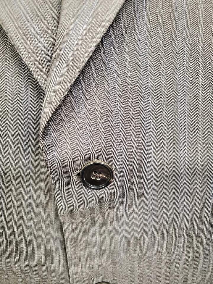 Belvest сделано в Италии куртка в полоску Herringbone 40с супер 140 шерсти - Изображение 3 из 4