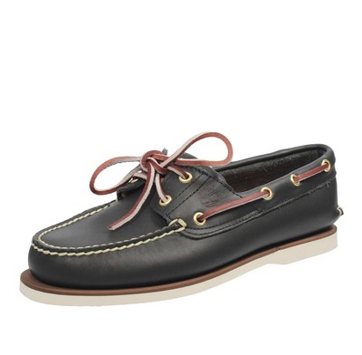 Timberland Classic Boat - Bootsschuhe aus blauem Nabuk - Größe 42 [8,5 US 26,5c