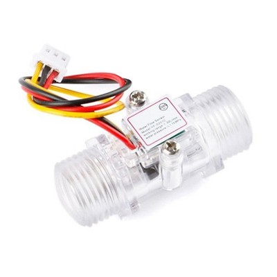 G1/2'' Copper Water Flow Hall Sensor Switch Flow Meter Flowmeter Counter D