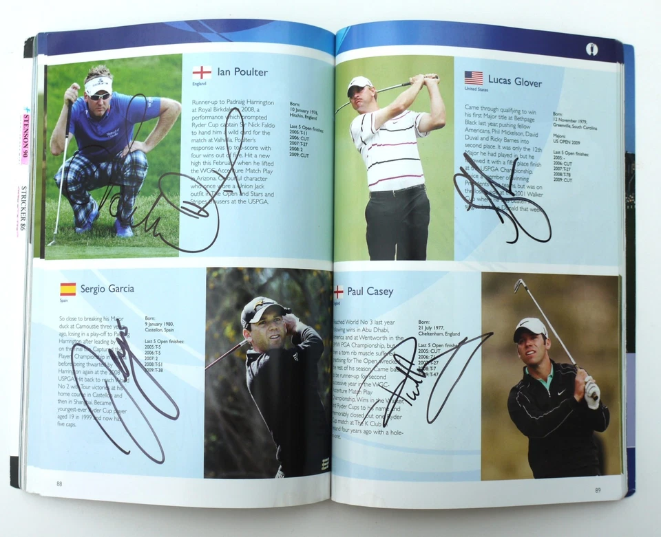 2010 OPEN CHAMPIONSHIP PROGRAMME SIGNED BY 46 PLAYERS (INCL 20 MAJOR CHAMPIONS) - Image 4 of 4