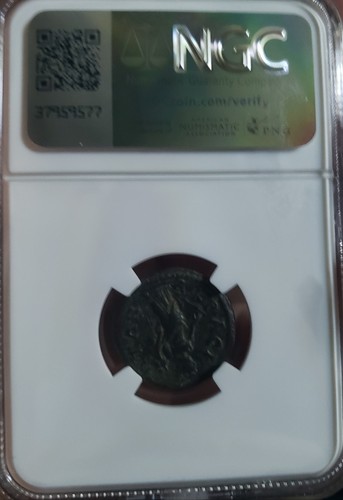 Septimius Severus AD 193-211 .AE 19 . Seltene Acrasus Lydia Neuwertig. NGC zertifiziert - Bild 2 von 2