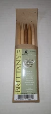 5 Five Piece Set Brittany Birch Wood Size 13 Double Point Knitting Needles 7.5"