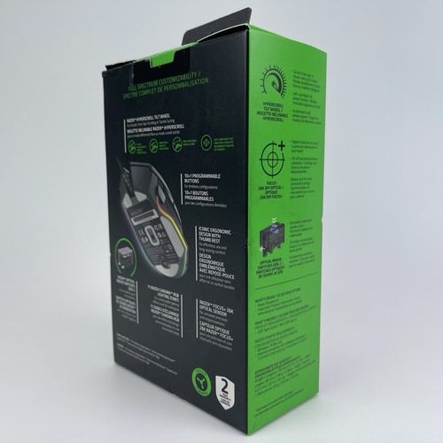 New Razer Basilisk V3 Customizable Ergonomic Wired Gaming Mouse (Black) Sealed - Picture 8 of 10