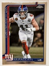 Micah McFadden 2025 Topps Chrome Football Giants #232