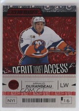 2023 Upper Deck Credentials Debut Ticket Access Red 342/349 Arnaud Durandeau 5hw