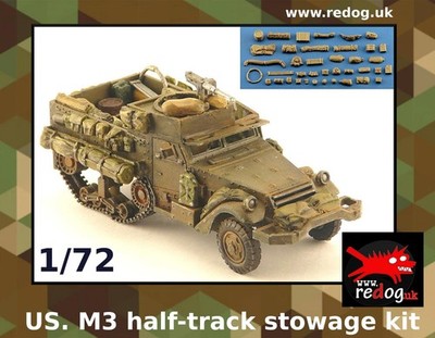 Redog 1:72 - US Half Track Stowage Kit 