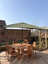 Rectangle green Sturdi parasol