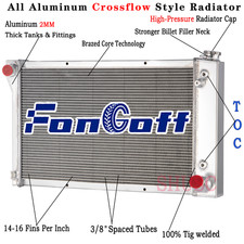CC367 3 Row Aluminum Radiator For 1967-72 Chevy C/K C10 C20 C30 C2500 K20 Pickup