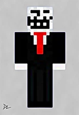 Trollface "Minecraft" Original Pop Art Print - 13 x 19 Poster