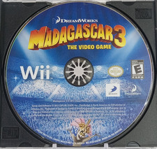 Madagascar 3 (Nintendo Wii, 2012) Tested Working Video Game Disc Only