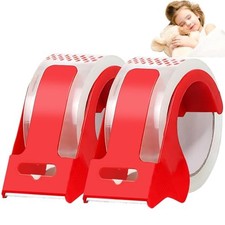 2-Pack Clear Packing Tape with Dispenser, 2.7mil x 1.88 Inches x 55 Yards Hea...
