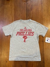 Retro Adidas Majestic Tshirt Philadelphia Phillies MLB Youth Medium 10-12