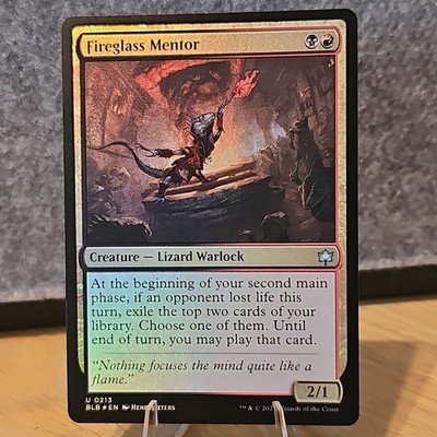 MTG Tidecaller Mentor Bloomburrow Set Foil Uncommon #236 NM Fresh Pull No Play