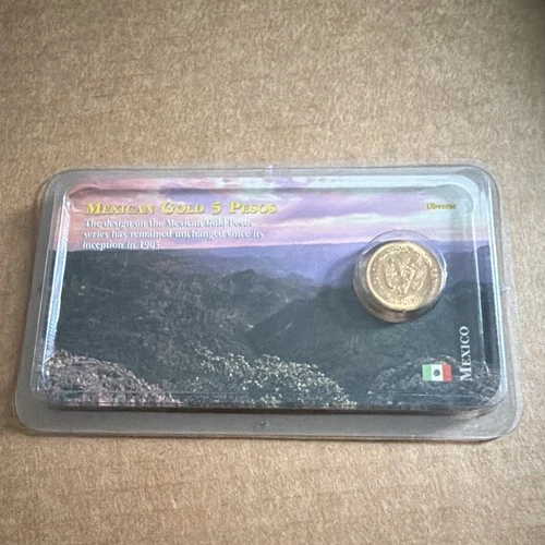 1955 Mexico 5 Pesos Gold — photo from the most recent tracked eBay sale