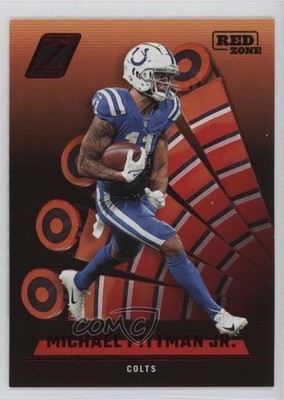 2022 Panini Zenith Red Zone Michael Pittman Jr #56 c4h