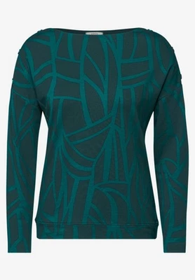 Cecil Shirt mit Knöpfen in der Farbe petrol - Bild 1 von 4