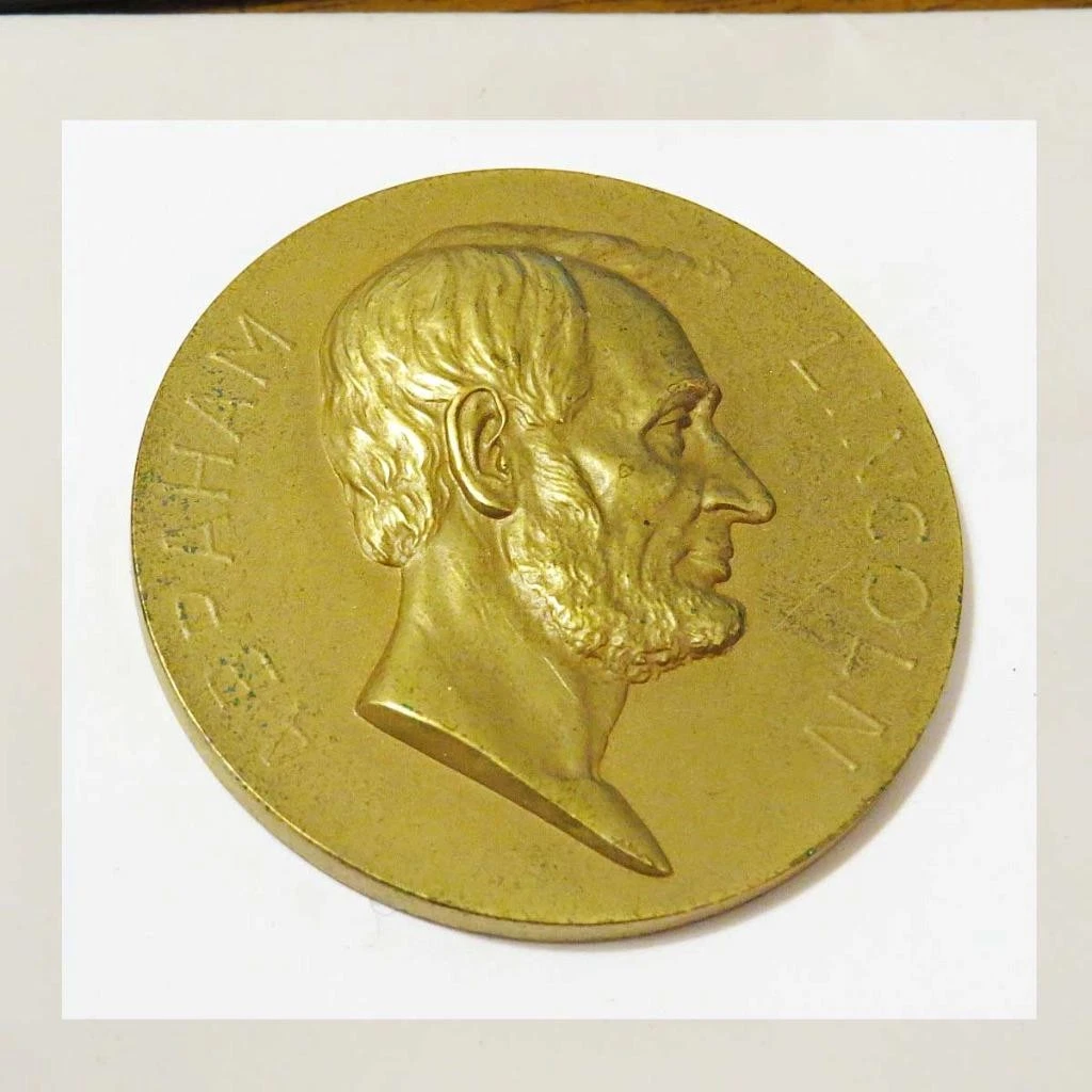 Médaillon En Bronze En Relief Lincoln Memorial University - Signé Albert D'Andrea - Médallic Art Co NY - Non Circulé