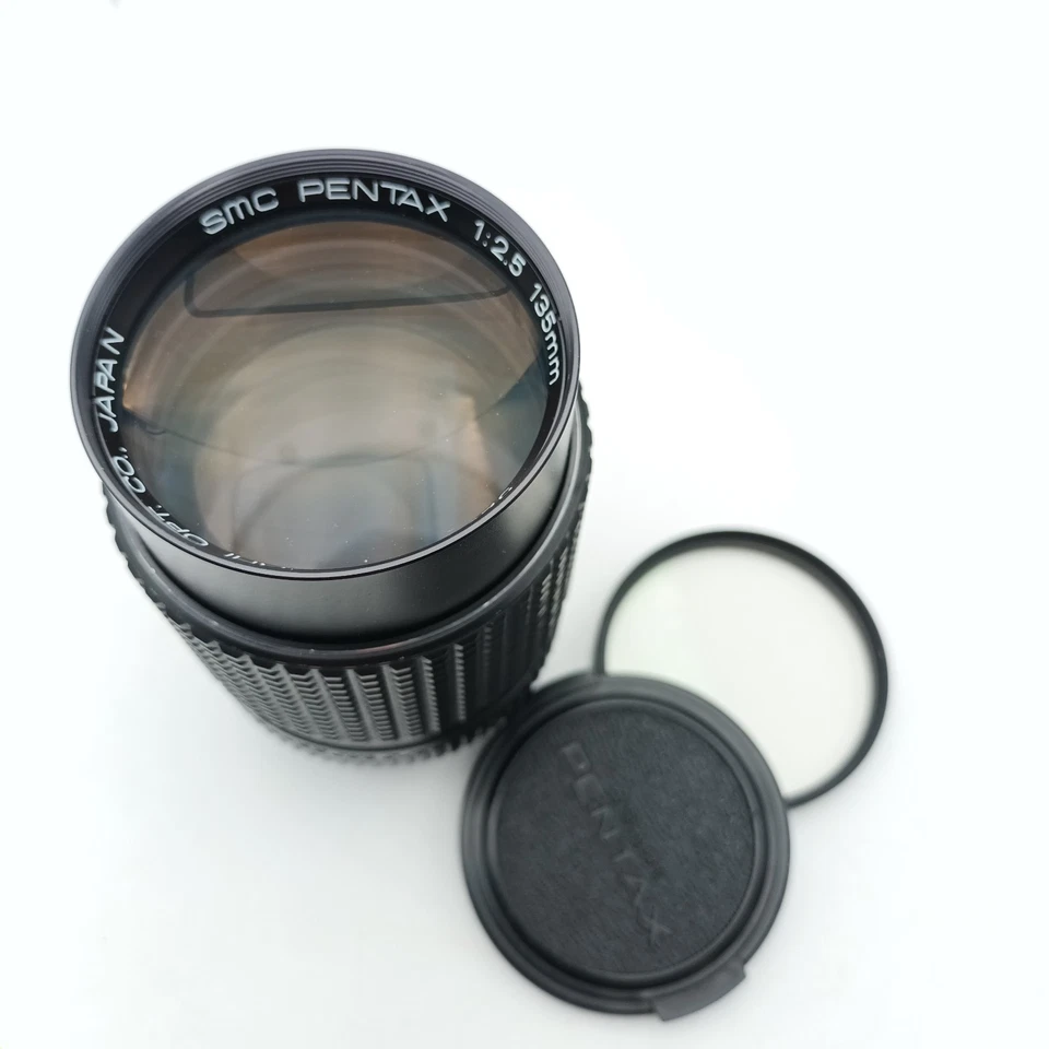 SMC Pentax 135mm 1:2.5 Téléobjectif Appareil Photo - Made in Japan - Photo 2/4