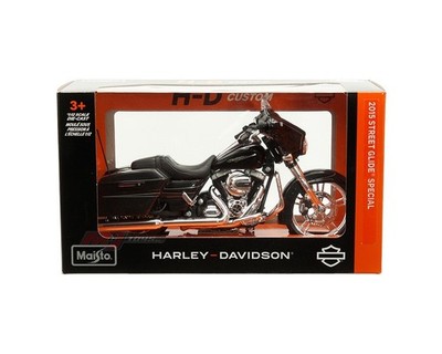 MAISTO 32328 2015 HARLEY DAVIDSON STREET GLIDE SPECIAL DIECAST CRUISER 1:12  BLK
