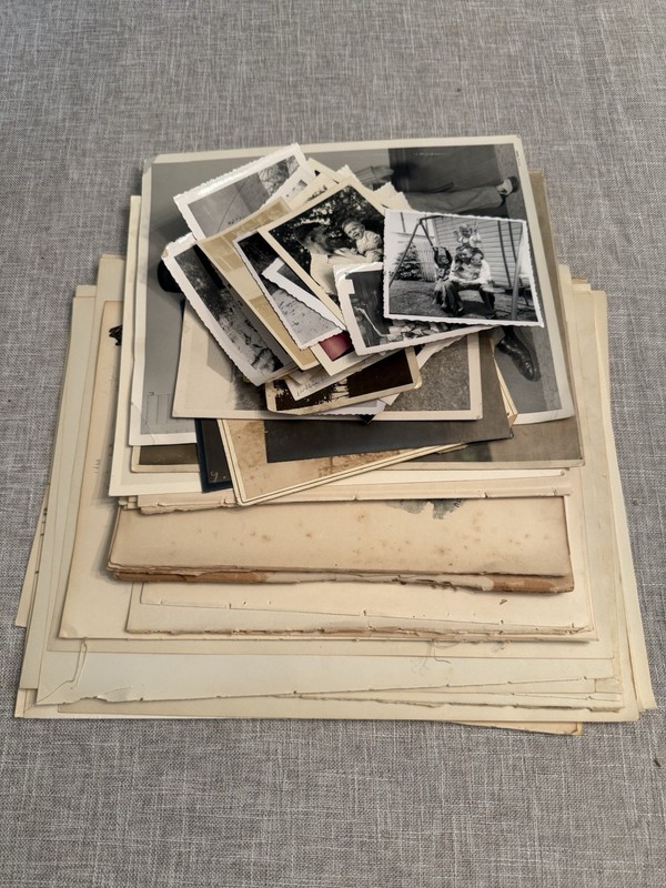 1lb+ Antique Vintage Ephemera & Photos Fathers & Baby  1800’s-mid 1900’s