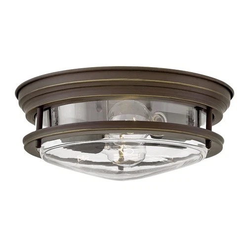 Hinkley Lighting 3302-CL Hadley 2 Light 12"W Flush Mount Bowl - Bronze - Picture 1 of 9