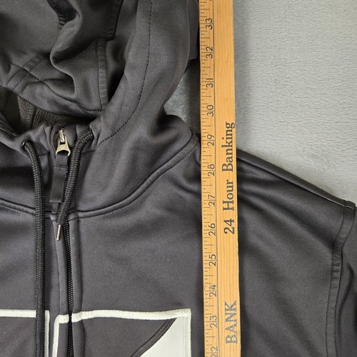 Burton DryRide Hoodie Mens XL Black Full Zip Jacket Fleece Lined Logo - Picture 8 of 9
