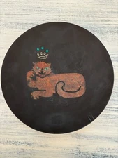 Vintage Couroc Of Monterey Cat Utility Dish Ashtray