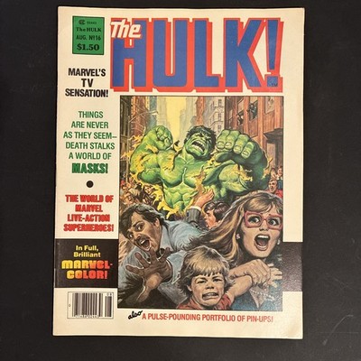 The Hulk #16 Marvel Comics Magazine (Aug 1979) very good condition