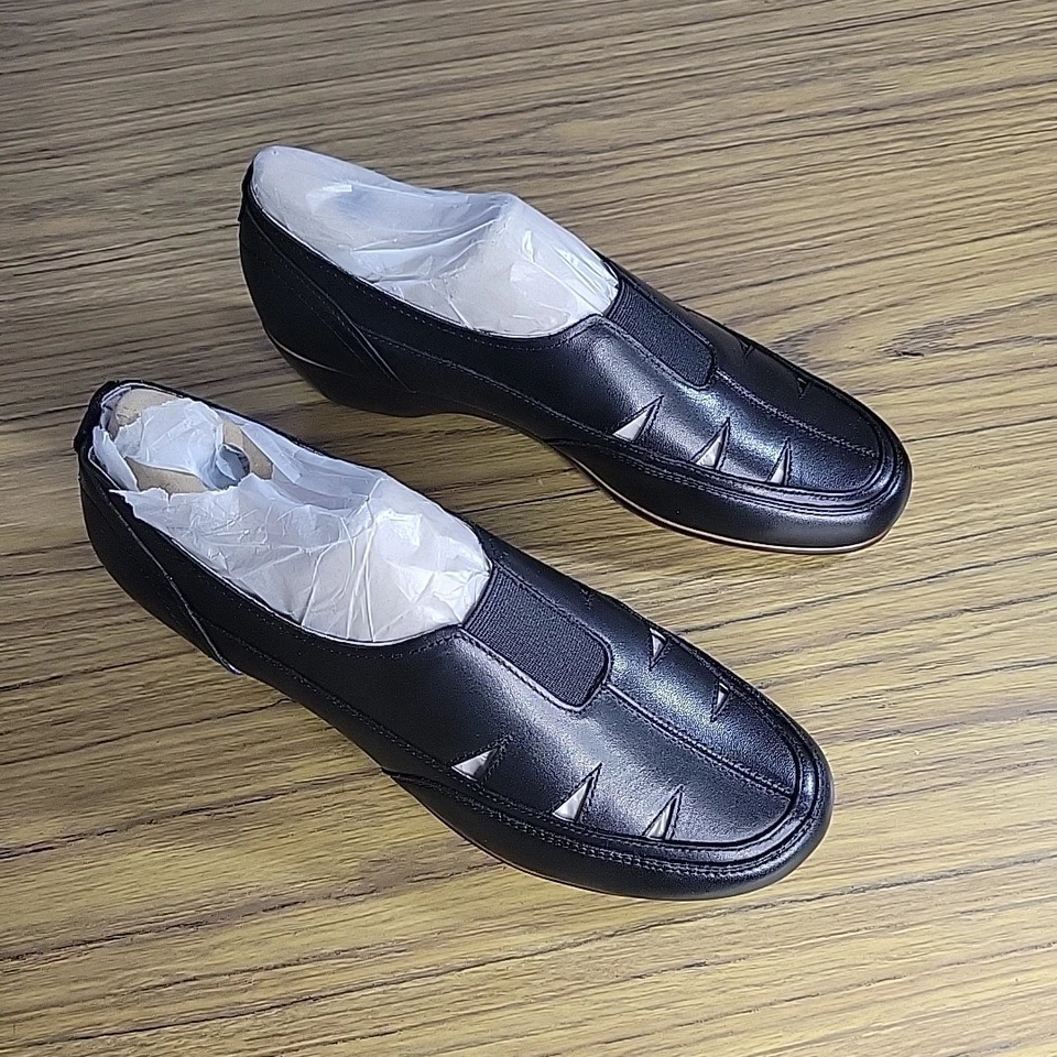 Mocassim Feminino Easy Spirit Daisie Preto Tamanho 10 M - Imagem 2 de 4