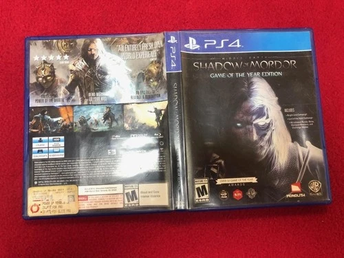 PS4 PLAYSTATION 4 - SHADOW OF MORDOR (NLG055539)